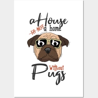 Best Pug Dad and family Ever Posters and Art